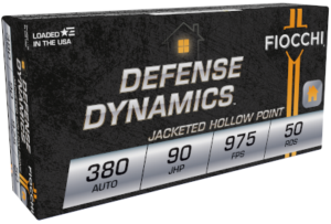 FIOCCHI 380 AUTO 90GR JHP