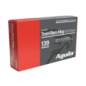 AGUILA 7MM REM MAG 139GR INTERLOCK BTSP 20RD BX 10 BOXES PER CASE