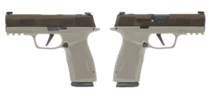 SIG SAUER P365 X-MACRO 9MM PSTL 3.7" 2-17RD OR 2 TONE BRONZE/TAN
