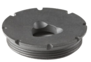 DEAD AIR R-SERIES FRONT CAP NOMAD LTI 30 CAL BLACK