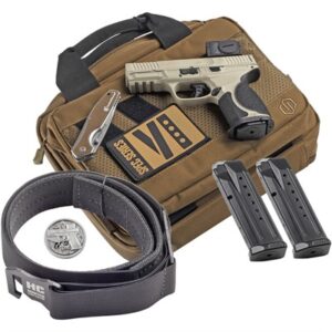 SPEC SRSVI M&P M2.0 METAL 9MM 4''BBL (3)15RD CHAMPAGNE BUNDLE