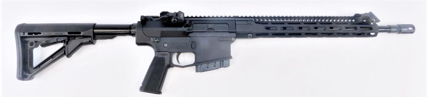 Troy M4A4 308 Semi-Auto Rifle 16" Barrel SOCC 13" HP Rail with Sights - TROY Industries