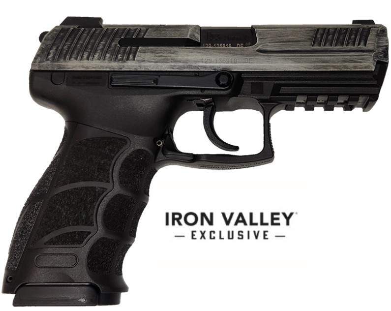 Heckler & Koch P30 9mm V3 DA/SA handgun in Battle Grey with 3.85-inch barrel