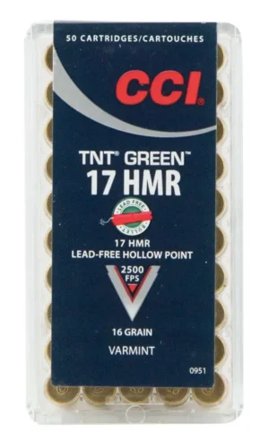 CCI TNT GREEN 17HMR 16GR VRMNT