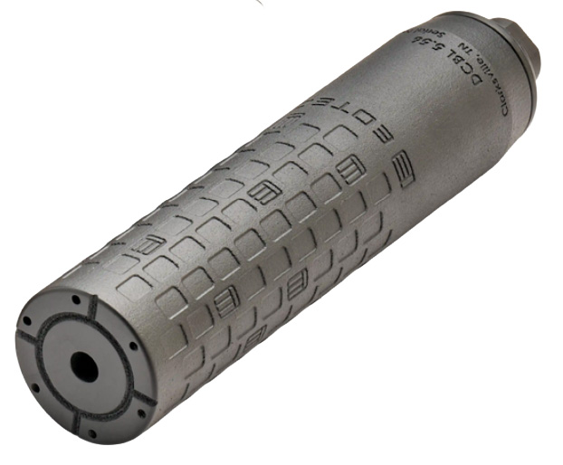 EOTECH DCBL 5.56 black titanium suppressor with flash hider