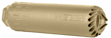 HUXWRX FLOW 762 Ti FDE suppressor with 5/8-24 muzzle brake