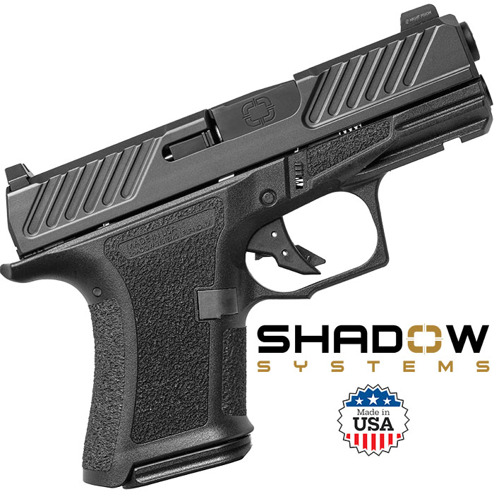CR920 Combat Slide 9MM 3.41 inch barrel 13 Round Black Night Sights with Black B - Shadow Systems
