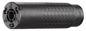 SIG SAUER HEXIUM556 5.56 NATO titanium suppressor with black finish and 1/2x28 threads