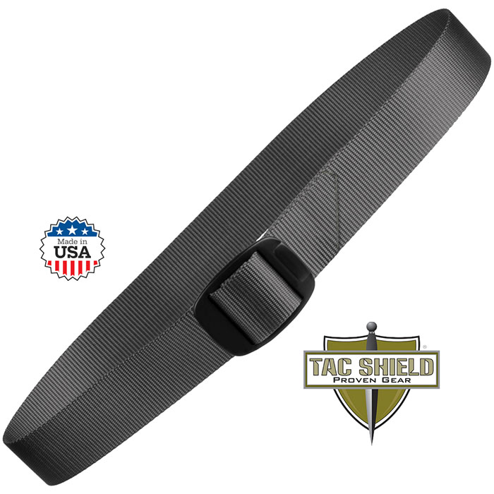 BDU Belt 1.75 inch Single Wall Black One Size - Tac-Shield