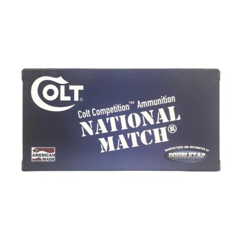 Double Tap Colt National Match Handgun Ammunition 10mm Auto 180gr FMJ 1140 fps 50/ct - DoubleTap Ammunition