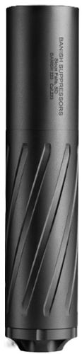 Banish VRMT 223-V2 titanium suppressor with 1/2x28 thread pattern