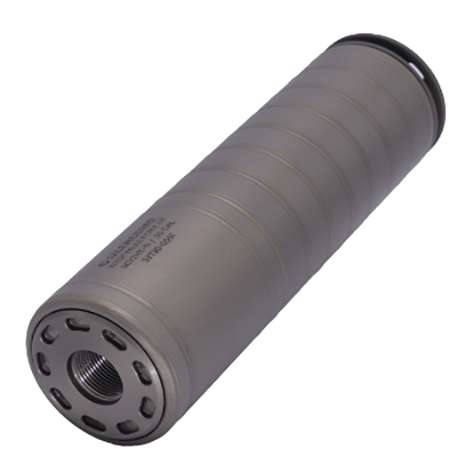 Silencer Co Scythe STM .30 Cal black stainless steel suppressor