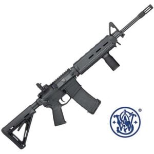 Smith & Wesson 6 M&P 15MOE 5.56 16 inch barrel 30 Round Black Mbus Rear/Fixed Front Sights