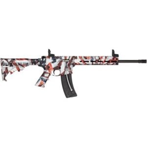 Smith & Wesson 4 M&P 15-22 SPORT FLAG 22 LR 16.5'' BBL (1)25RD MAG RWB